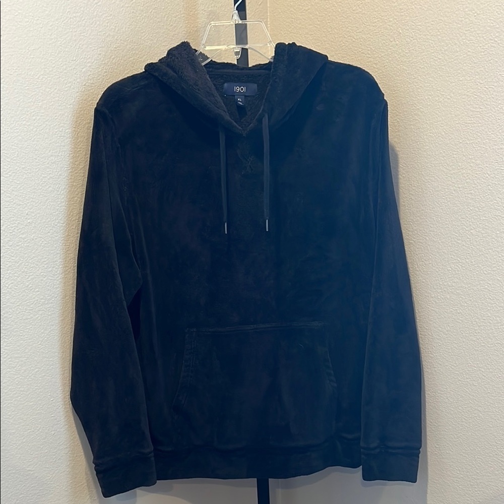 1901 Black Sweatshirt Hoodie Casual Cotton Blend NWOT